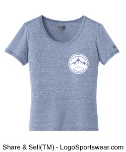Ladies Purple Circle T-Shirt Design Zoom